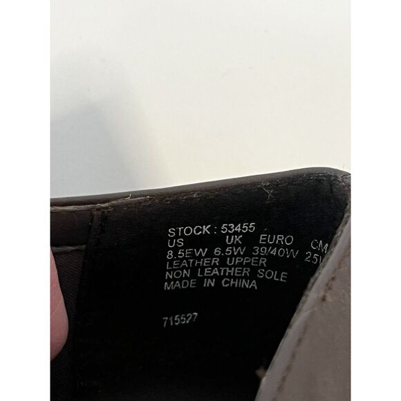 Hush‎ Puppies Isis Brown Nappa Flat closed toe slip on US 8.5/EU 39/40 - Picture 13 of 15